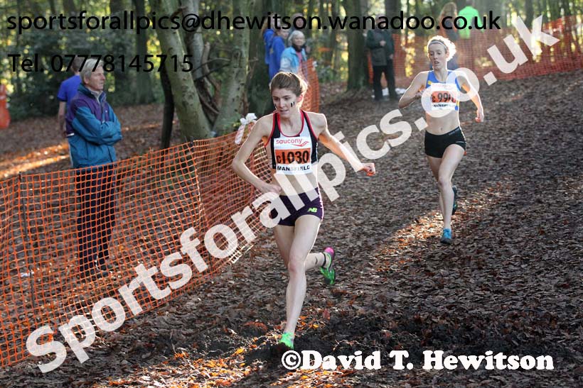 Senior women, National Cross Country Relays, Berry Park, Mansfield. Photo: David T. Hewitson/Sports for All Pics